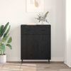 vidaXL Sideboard Schwarz Eichen-Optik 69,5 x 34 x 90 cm Holzwerkstoff 882301 Bild 4