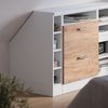 Küchenschrank für Dachschrägen R-Line Weiß 15 cm mit 4 Fächern, Schrankkorpus 60 cm Tiefe Vicco Bild 4