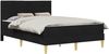 vidaXL Bettrahmen Schwarz 120 x 200 cm Polyester 3414951 Bild 2