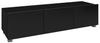 Lomadox Lowboard CAIRNS-132, in schwarz Hochglanz, Modern, grifflos Bild 4