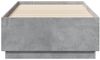 vidaXL Bettgestell Betongrau 75x190 cm Holzwerkstoff 3209761 Bild 4