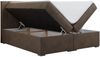 Boxspringbett, Matratze und Topper, zwei Bettkästen - LOPE - 180x200cm - Braun Velours - H4 Bild 4
