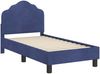 vidaXL Kinderbettgestell mit Kopfteil Polizeiblau 70 x 140 cm Samt 42010935 Bild 4