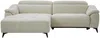 Vente-unique - CLIMOTA Sofa Stoff Weiß - B 176 cm x H 76 cm x L 266 cm Bild 3