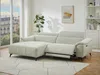 Vente-unique - CLIMOTA Sofa Stoff Weiß - B 176 cm x H 76 cm x L 266 cm Bild 2