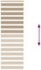 vidaXL Doppelrollo Sandbraun 75x200 cm Stoffbreite 70,9 cm Polyester 4014568 Bild 5