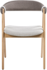Esszimmerstuhl 2er Set DAY Stoff Hellbraun Taupe Bild 5