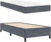 vidaXL Bettrahmen mit Matratze Dunkelgrau 90 x 190 cm Stoff 3399031 Bild 5