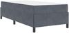 vidaXL Bettrahmen mit Matratze Dunkelgrau 90 x 190 cm Stoff 3399031 Bild 4
