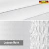 ANRO Duschvorhang WAFFEL Anti-Schimmel Waffel Hochwertig Badezimmervorhang Wasserperlend Breite 120 cm (Packung, 1-tlg, Duschvorhang inkl. Aufhängeringe), robuster Vorhang Stangenaufhängung 120x200 cm Spa Design Weiß Bild 4