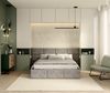 FDM Polsterbett Bettrahmen Bettgestell 90x200, 120x200, 140x200, 160x200, 180x200cm (MADE IN EU - mit hochwertigem Velours Bezug Trinity, Bettrahmen, Bett, Optional mit Matratze bestellbar, mit großen gepolsterten Kopfteil, mit Bettkasten zum aufklappe... Bild 5