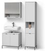 Livinity® Badmöbel-Set ATERNO, Weiß, 3 Teile, mit Hochschrank Bild 5