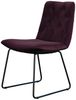 KAWOLA Stuhl NEW CHARME Esszimmerstuhl Velvet purple 87 x 66 x 52 cm Bild 3