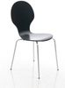 16er Set Besucherstuhl Diego V2, Schwarz Bild 5