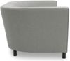 Gartenlounge Sofa 2-Sitzer Brandie 206x77x103 mit Outdoorbezug silber Bild 3