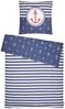 Schietwetter Bettwäsche Accessoire Bettwäsche "Anker & Streifen" 135x200, Stoff, 1 teilig Bild 5
