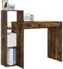 vidaXL Schreibtisch Geräucherte Eiche 100 x 40 x 90 cm Holzwerkstoff 869318 Bild 3