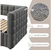 REDOM Daybett mit Stauraum & ausziehbarem Design (Polsterbett Funktionsbett), ohne Matratze Bild 2
