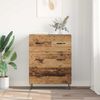 vidaXL Sideboard Altholz 69,5 x 34 x 90 cm Verbundholz und Eisen 881495 Bild 4