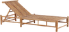 Gartenliege Holz Heller Holzfarbton LIGURE Bild 4