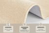 Bettumrandung Nasty Floor | Bettvorleger 3er Set - creme - 70x140/70x140/70x240 cm Bild 2