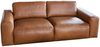 KAWOLA Sofa BODHI 3-Sitzer Leder hellbraun 80 x 110 x 242 cm Bild 3