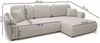 Selsey 'Olido' - L-Form Eckschlafsofa mit Bettkasten, olivgrüner Velours Bild 4