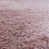 KADIMA DESIGN Teppich Shaggy Uni Style Polypropylen Wohnzimmer Teppich Hochflor, Rund, Höhe: 52 mm, Handwäsche, Rücken aus Jute, Gekettelt, 57600 Points/m2, 80x80 cm Bild 2
