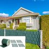 Sichtschutzfolie Doppelstabmatten Zaunfolie blickdicht PVC Windschutz 65M Bild 3