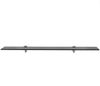 vidaXL Schwebendes Regal, Glas schwarz, 0,8 x 10 x 80 cm Bild 2