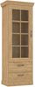Vitrine >Kalamaria< in Waterford Eiche - 74,9x205,1x47cm (BxHxT) Bild 4
