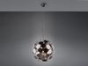 Ausgefallene Pendelleuchte DISCALGO mit Glas Lampenschirm Chrom bedampft, Ø 54cm Bild 3
