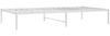 vidaXL Bettgestell Metall Weiß 100x190 cm 350907 Bild 3