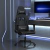 vidaXL Gaming-Stuhl mit Massagefunktion Schwarz Kunstleder 345453 Bild 2