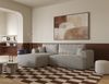 Selsey 'Ovo' Ecksofa in L-Form mit Schlaffunktion, greige, linksseitig, 93 x 260 x 165 cm Bild 3