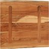 vidaXL Tischplatte 60x60x3,8cm Quadratisch Massivholz Akazie Baumkante 370642 Bild 5