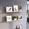 Wandregal Linus Naturholz 60 x 4 cm 2er Set Vicco Bild 4