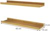 Wandregal Linus Naturholz 60 x 4 cm 2er Set Vicco Bild 3