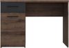 FORTE 'Jacky' Schreibtisch 110x53 cm in Schlamm- und Schwarzeiche Bild 2