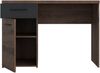 FORTE 'Jacky' Schreibtisch 110x53 cm in Schlamm- und Schwarzeiche Bild 4