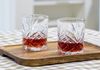 ECHTWERK Whiskyglas Tumbler Set ca. 330ml, 4-tlg, Glas, mit Schliffoptik und Reliefstruktur Bild 3