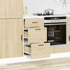 vidaXL Küchenunterschrank Porto Sonoma-Eiche Holzwerkstoff 854223 Bild 3