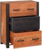 vidaXL Sideboard 3 pcs Braun 110 x 30 x 75 cm Massivholz Akazie 3321524 Bild 3