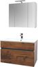 Sanotechnik Waschbeckenunterschrank 'STELLA 80 EICHE ANTIK', eiche, 79,6x46x50 cm Bild 2