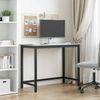 vidaXL Tisch Graues Sonoma 80 x 50 x 76,5 cm Ingenieure Holz und Stahl 873765 Bild 4