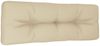 vidaXL Palettenkissen Beige 120x40x12 cm Stoff 360626 Bild 4
