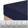OTTO home Spannbettlaken BLACKBERRY in BASIC und PREMIUM Qualität, 100% Baumwolle, Jersey (110 g/m), Gummizug: rundum, (1 Stück), für hohe Matratzen bis 28 cm, Bettlaken, Spannbetttuch, pflegeleicht Bild 3