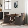 vidaXL Esszimmerstühle 2 pcs Dunkelgrau 57 x 67 x 95 cm Leinen 42017902 Bild 3