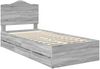 vidaXL Bettrahmen Graues Sonoma 100 x 200 cm Ingenieurs Holz 3413448 Bild 4
