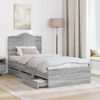 vidaXL Bettrahmen Graues Sonoma 100 x 200 cm Ingenieurs Holz 3413448 Bild 3